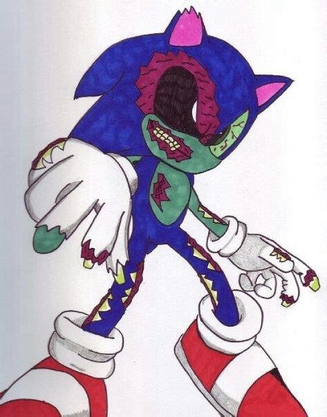 Zombie Sonic the Hedgehog by SavantiRomero on DeviantArt