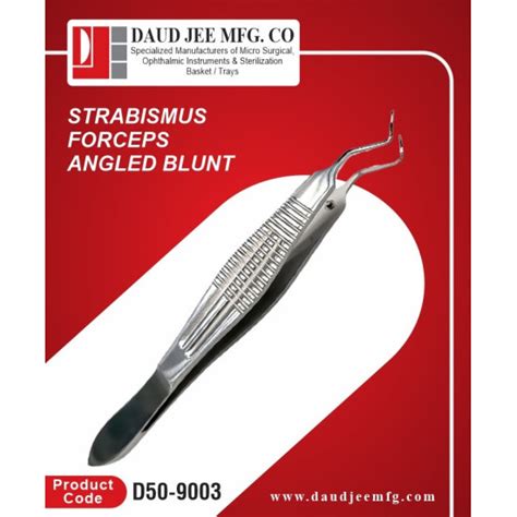 Daud Jee Mendonca Forceps Angled Bluntd50 9003 Gomez