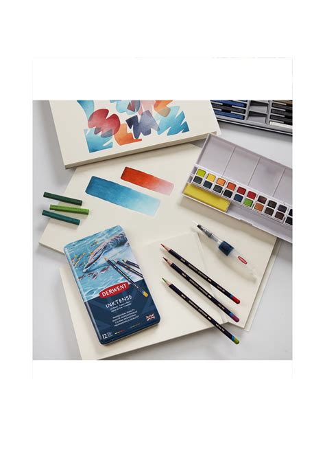 L Pices De Tinta Derwent Inktense Set Materiales De Arte Carnero