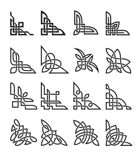 celtic corner stock illustrations royalty  vector graphics