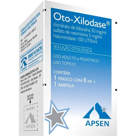 Oto Xilodase 8ml Como Funciona Panvel