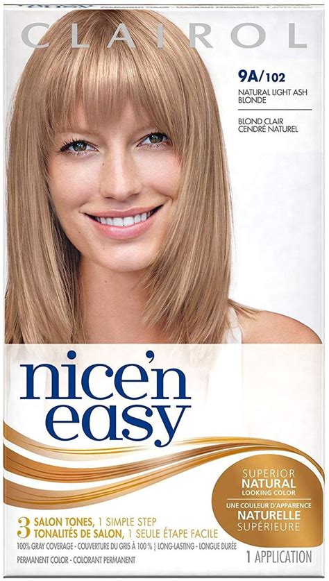 Clairol Clairol Nice N Easy Light Ash Blonde Natural Ash Blonde Light Ash Blonde Hair Color