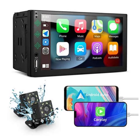 Double Din Car Stereo Compatible With Apple Carplay And Android Auto