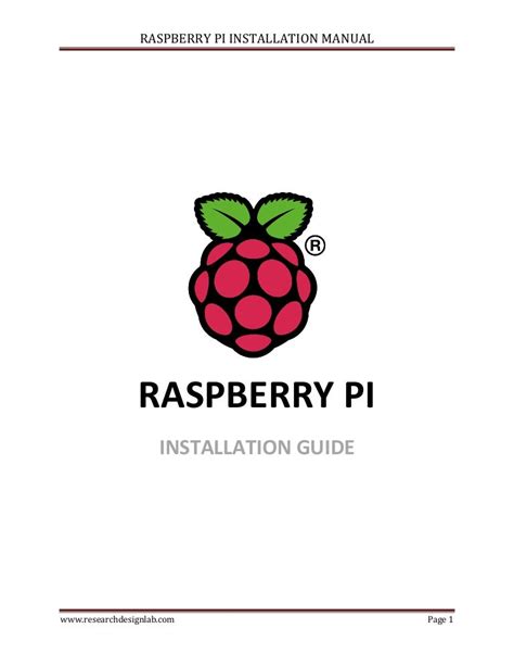 Raspberry Pi Manual