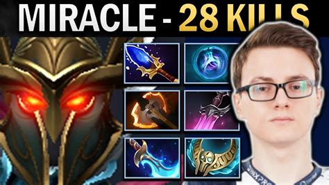 Phantom Assassin Dota Miracle With 28 Kills And Aghanims TI13 YouTube