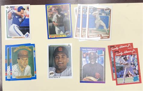 Sandy Alomar Jr Roberto Alomar 13 Card Lot Basebal RC P