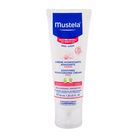 Mustela Bébé Soothing Moisturizing Face Cream Dnevne kreme za obraz za