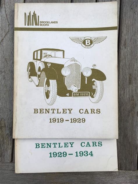 Brooklands Books Bentley Cars Catawiki