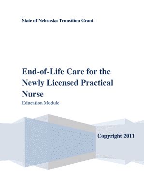 Fillable Online End Of Life Care For The Fax Email Print PdfFiller