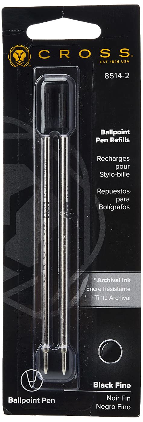 Buy Cross Ballpoint Pen Refill - 2 per Card, Fine Black Online at desertcartSri Lanka