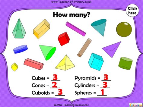 3d Shapes Year 1 Teaching Resources