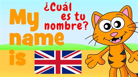 Ingles Para Niños ¿cuál Es Tu Nombre Youtube