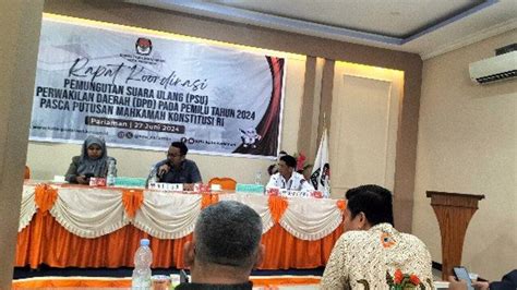 Jelang Psu Dpd Ri Sumbar Kpu Kota Pariaman Akan Gencar Sosialisasi