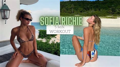 Sofia Richie Workout Routine Abs And Booty Youtube