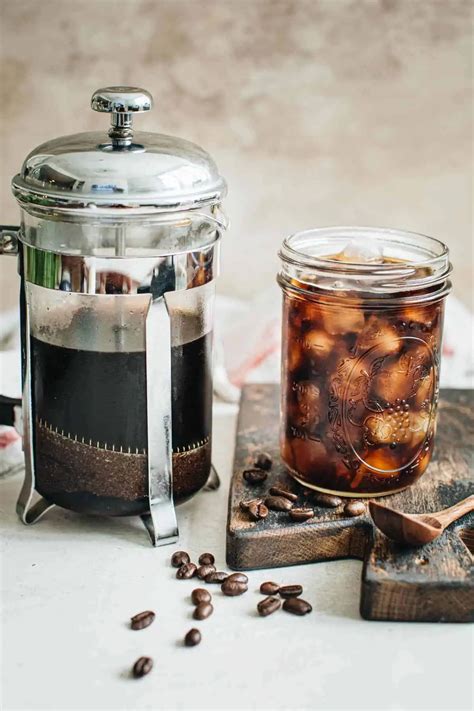 French Press Iced Coffee Aimee Mars