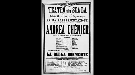 Giordano Andrea Chénier Nemico della patria La mamma morta