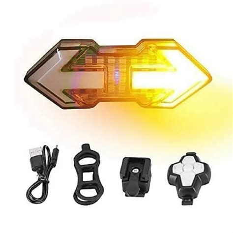 Bike Blinker Lichter Drahtlose Fern Fahrrad LED R Cklicht USB