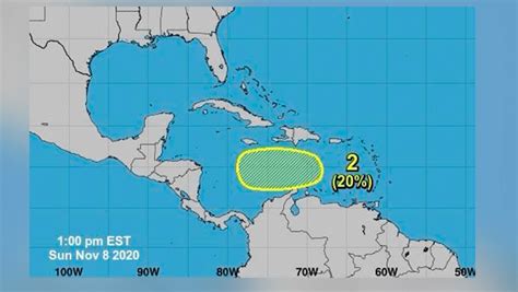 Vigilan Zona De Baja Presi N En El Caribe Con De Probabilidad