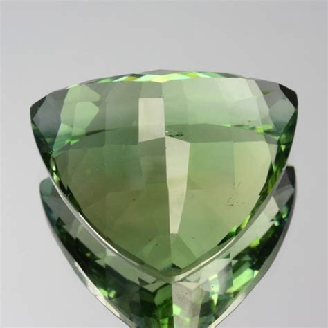 20 50 Cts EXQUISITE NATURAL CUSTOM TRILLION CUT GREEN AMETHYST GEM