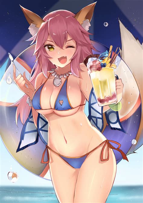 Lancer Tamamo No Mae Caster Fate EXTRA Image By Ry Thae