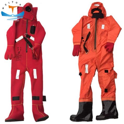 Solas Ec Ccs Certificate Water Survival Insulated Marine Immersion Suit