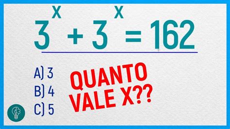 EquaÇÃo Exponencial Qual O Valor De X Equação Youtube