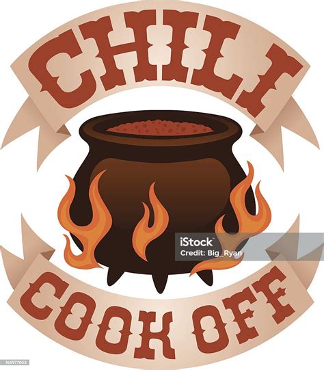 Chili Cook Off Logo Stock Illustration - Download Image Now - Cooking ...