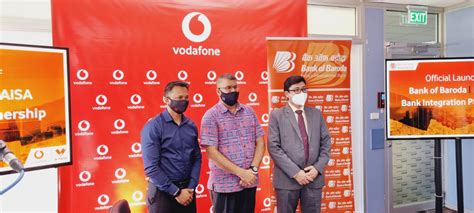 Vodafone Fiji Vodafone Partners With Bank Of Baroda