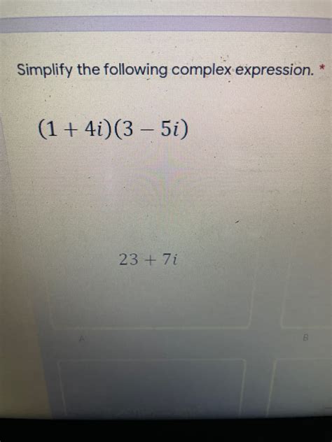 Answered Simplify The Following Complex Bartleby