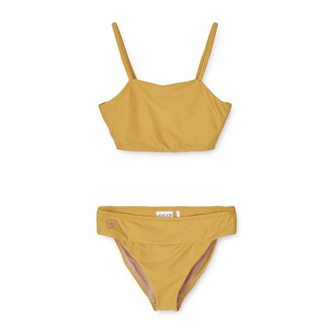 Liewood Kinder Bikini Set Lucette Yellow Mellow LSF 40