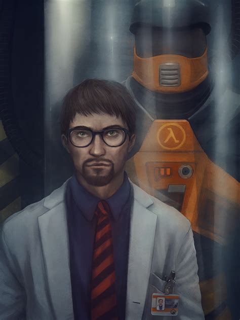 Wallpaper Half Life Gordon Freeman Black Mesa 1000x1333 Magnetman