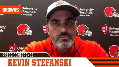 Kevin Stefanski Postgame Press Conference Vs Titans Cleveland Browns Youtube