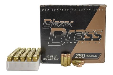 Cci 40 Sandw 180gr Fmj Blazer Brass Police Trade Ammo 250 Box Sportsman S Outdoor Superstore