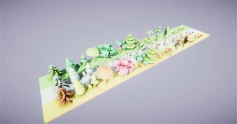 Low Poly Trees And Other Nature 3d Trees Unity Asset Store