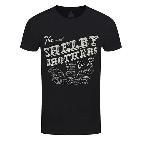 Peaky Blinders Unisex Adult The Shelby Brothers T Shirt Fruugo Us