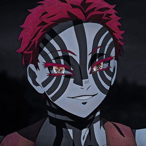 Akaza Anime Kimetsu No Yaiba Demon Slayer Icon Edit Slayer Anime Demon