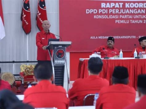 Rapatkan Barisan DPD PDI Perjuangan Jatim Gelar Konsolidasi Internal