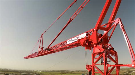 Potain Self Erecting Tower Crane Rentals In Utah Bronson Crane