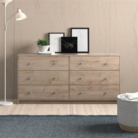 Zipcode Design Jaylene 6 Drawer 56 34 W Double Dresser Reviews