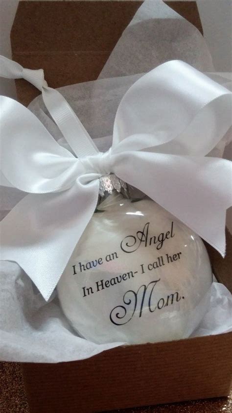 Mother Memorial Ornament Angel In Heaven I Call Her Mom Loss Of Parent