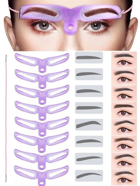 Pochoirs Sourcils Pi Ces Kit De Mise En Forme Des Sourcils Mod Le