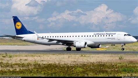 D AEBB Lufthansa Regional Embraer ERJ 195LR ERJ 190 200 LR Photo By