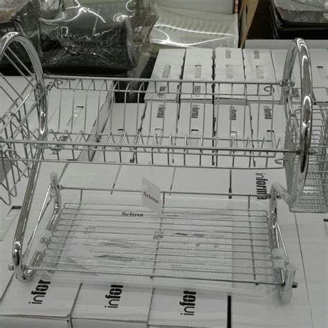 Jual Rak Piring Stainlis Stainless Informa Selma Dish Rack Tier