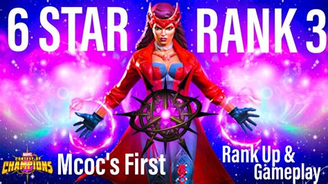 6 Star Rank 3 Scarlet Witch Sigil • Mcoc • Marvel Contest Of Champions Youtube