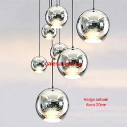 Jual Lampu Gantung Gold Kaca Texture Modern Minimalis Ruang Tamu Meja