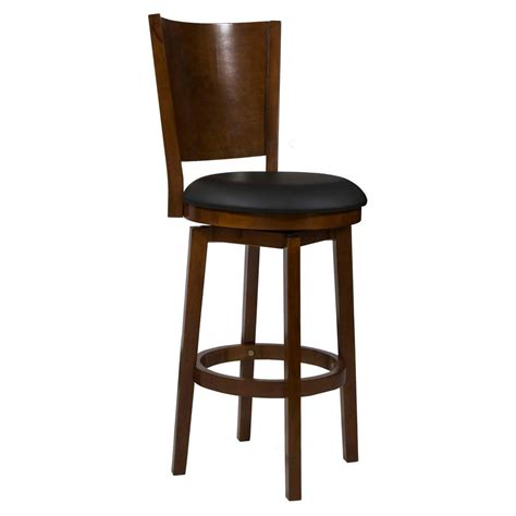 Powell Big Tall Solid Back Wood Bar Stool - Walmart.com - Walmart.com