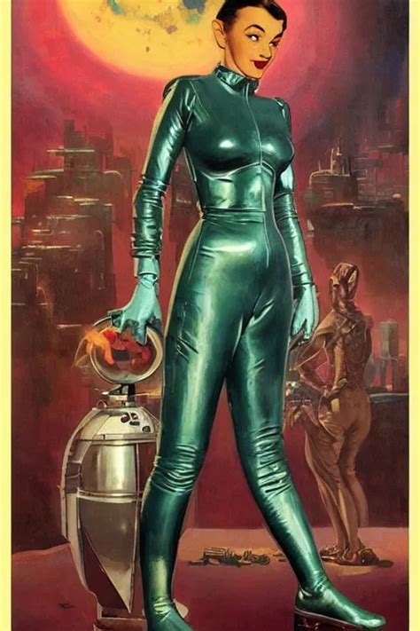 S Pulp Scifi Fantasy Illustration Full Body Stable Diffusion