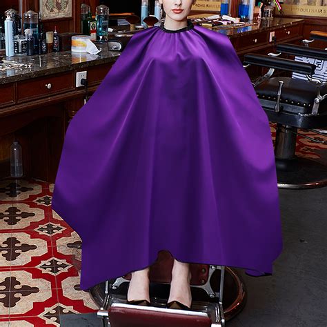 Purple Hairdressing Cape Professional Hair Cut Shawl Waterproof Beauty Salon Cloak Haircut Apron