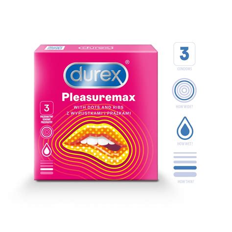 Durex Pleasuremax Prezervatīvi 3 Gab Durex Lv