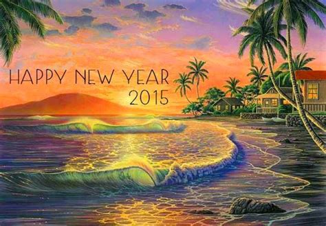 Happy New Year 2015 in Hawaiian Greetings messages and Images